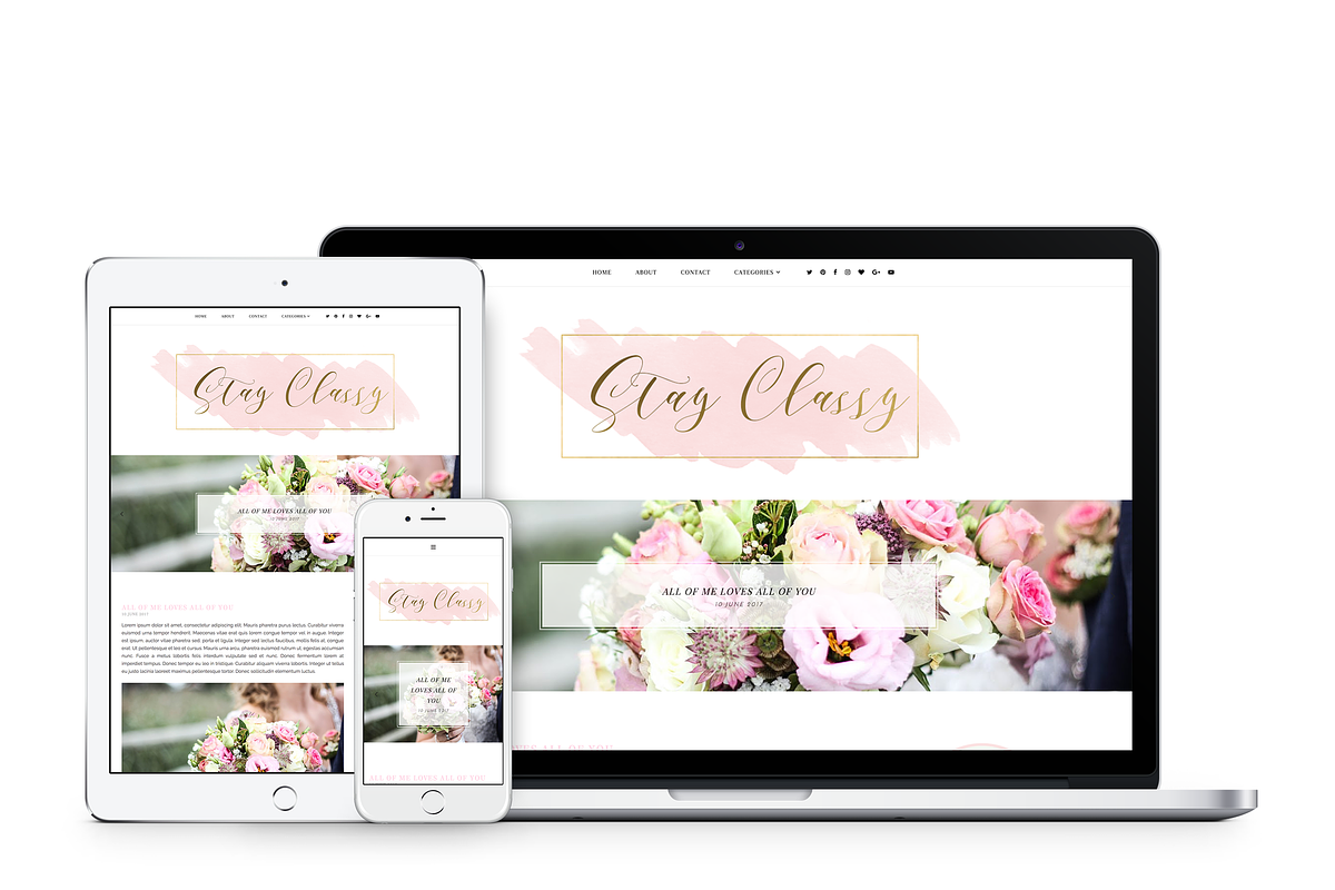 Stay Classy | Blogger Template in Website Templates - product preview 8