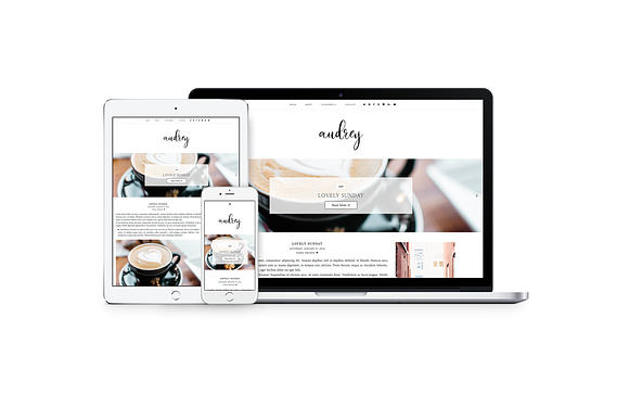 Audrey | Blogger template in Website Templates - product preview 2