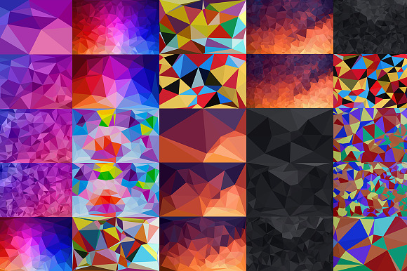 50 Geometric Backgrounds in Patterns - product preview 3