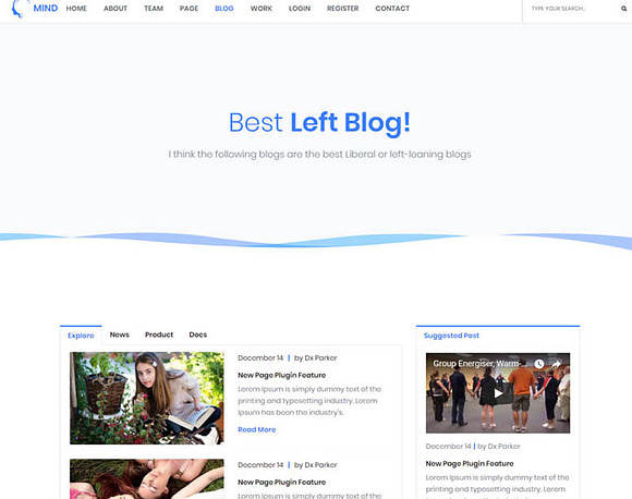 MIND Bootstrap 4 HTML Template in HTML/CSS Themes - product preview 4