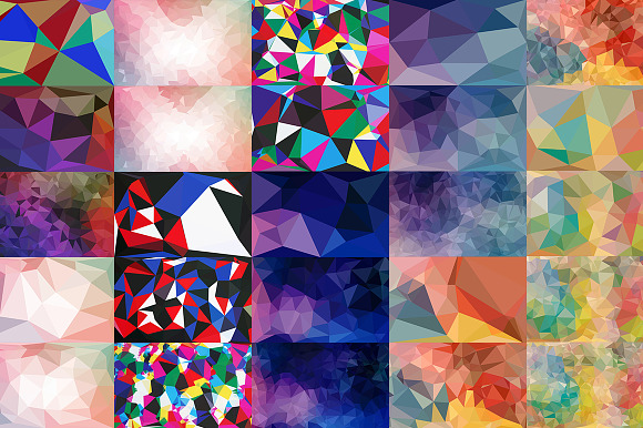 50 Geometric Backgrounds in Patterns - product preview 4
