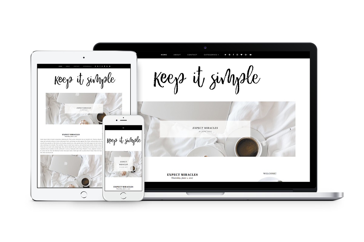 Keep it simple | Blogger template in Website Templates - product preview 8