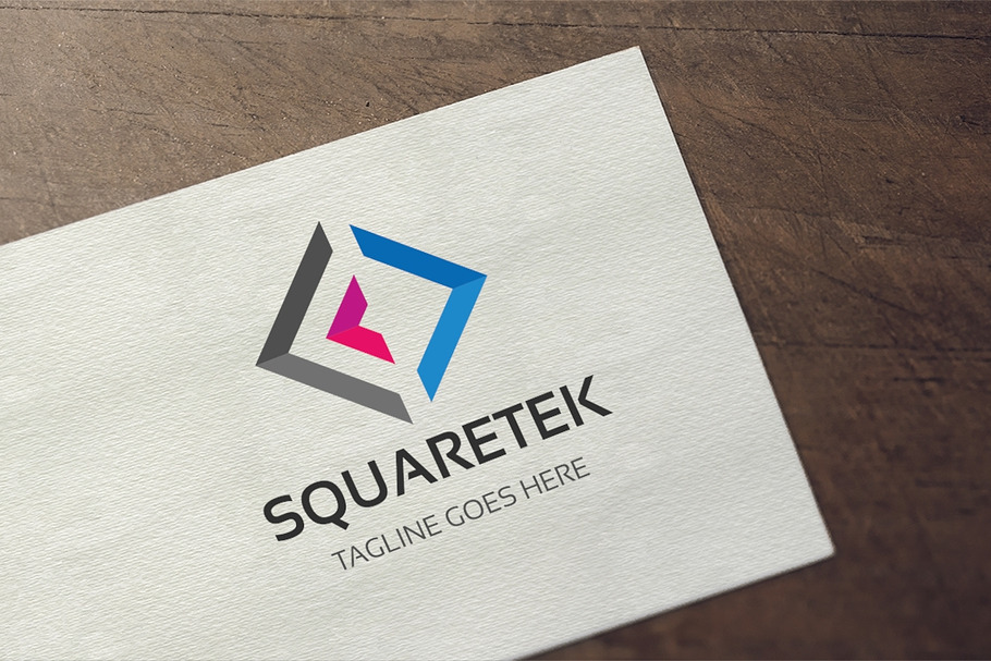 Squaretek Logo in Logo Templates - product preview 8