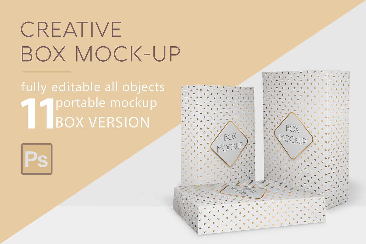 Box Mockup in Product Mockups - product preview 8