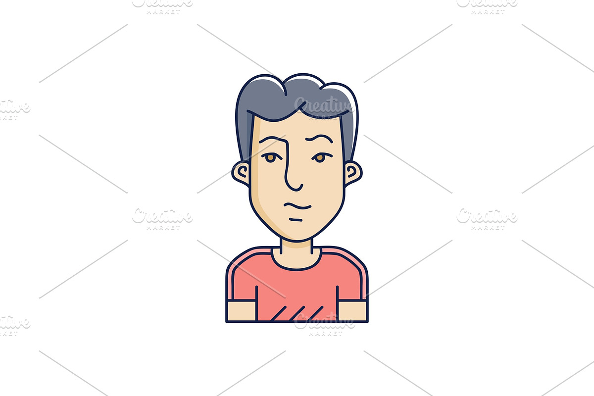 Vector avatar in Illustrations - product preview 8