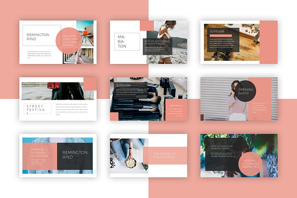Kavana Lookbook Powerpoint in PowerPoint Templates - product preview 8