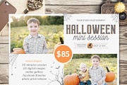 Halloween Mini Session Flyer MS016
