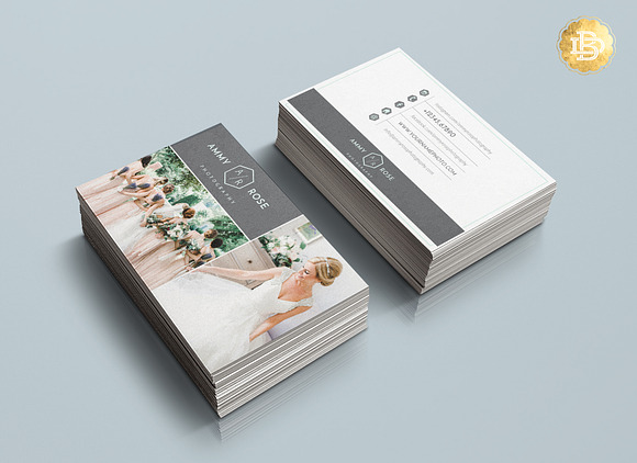 Business Card Template BC002 in Business Card Templates - product preview 1