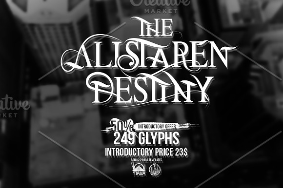 Font | The Alistaren - 50% Off! in Display Fonts - product preview 2