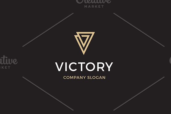 Victory - Letter V Logo