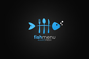 Fish logo menu. 