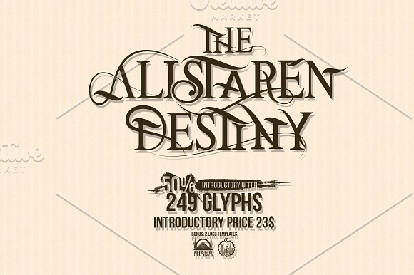 Font | The Alistaren - 50% Off! in Display Fonts - product preview 3