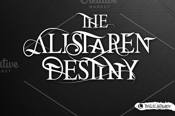 Font | The Alistaren - 50% Off! in Display Fonts - product preview 4