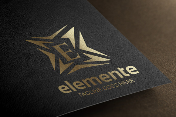 Letter E - Elemente Logo in Logo Templates - product preview 2