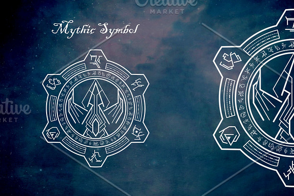 Mythic Symbols in Illustrations - product preview 1