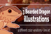 Bearded Dragon clip art