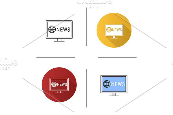 TV news icon
