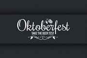 Oktoberfest vintage logo design 