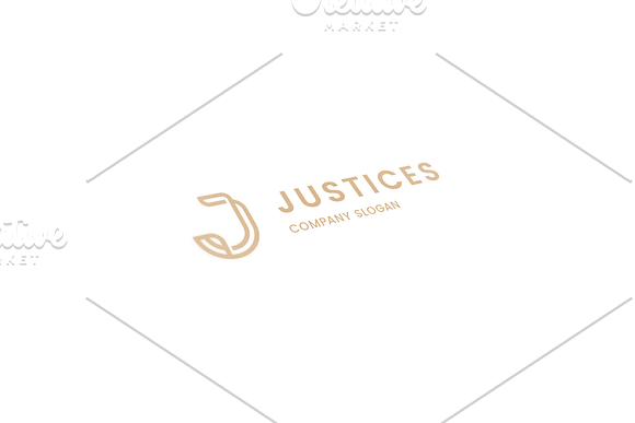 Justices - Letter J Logo in Logo Templates - product preview 1