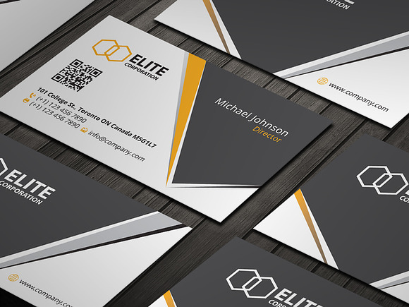 Business Card 16 in Business Card Templates - product preview 3