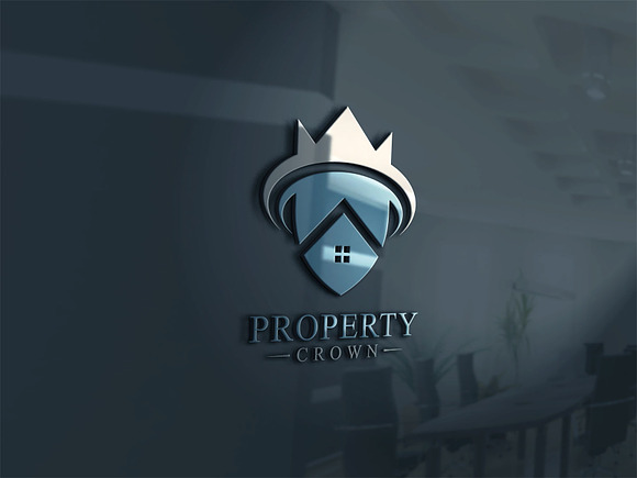 Crown Real Estate in Logo Templates - product preview 1