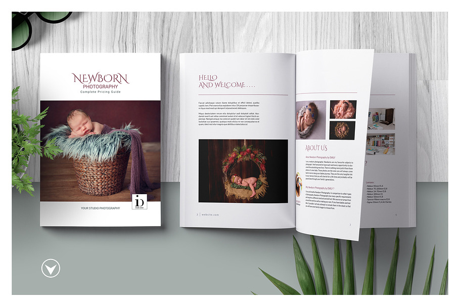 Newborn Studio Magazine Template in Magazine Templates - product preview 8
