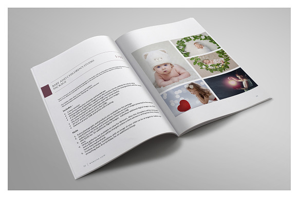 Newborn Studio Magazine Template in Magazine Templates - product preview 13