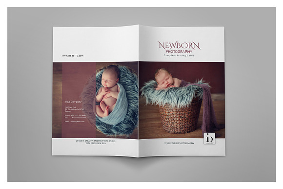 Newborn Studio Magazine Template in Magazine Templates - product preview 19