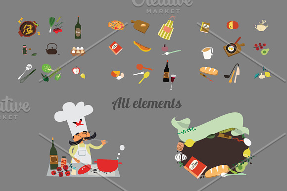 Cooking vector collection in Illustrations - product preview 4