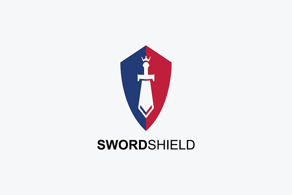 Sword Shield in Logo Templates - product preview 1