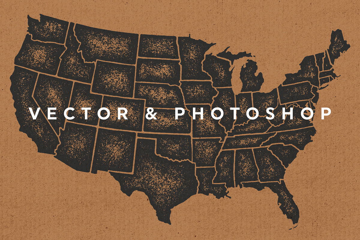 United States Map - AI & PSD in Illustrations - product preview 8