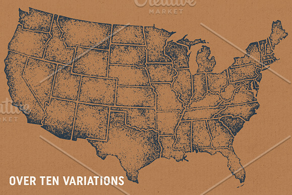 United States Map - AI & PSD in Illustrations - product preview 1