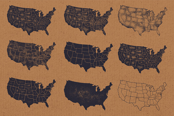 United States Map - AI & PSD in Illustrations - product preview 3