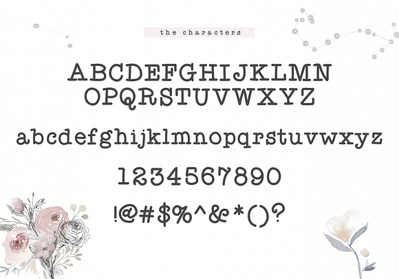 Effortless - Typewriter Font in Typewriter Fonts - product preview 8