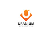 Uranium U Letter Logo