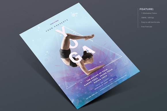 Yoga Flyer in Flyer Templates - product preview 1
