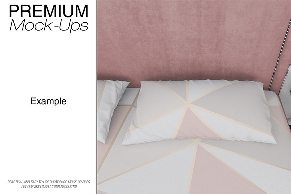 Bedding Set - Duvet Sheet Shams in Product Mockups - product preview 9