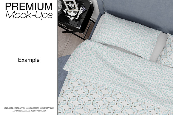 Bedding Set - Duvet Sheet Shams in Product Mockups - product preview 18