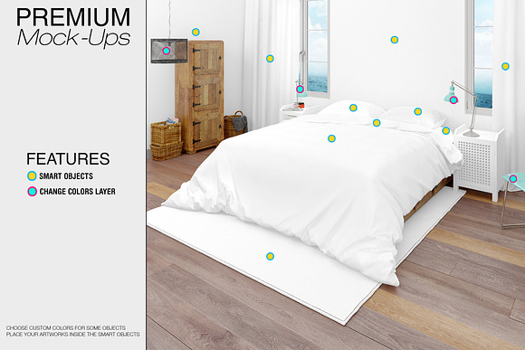 Bedding Set in Product Mockups - product preview 2