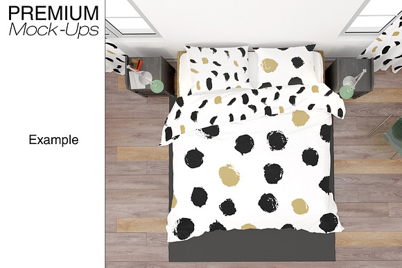 Bedding Set in Product Mockups - product preview 3