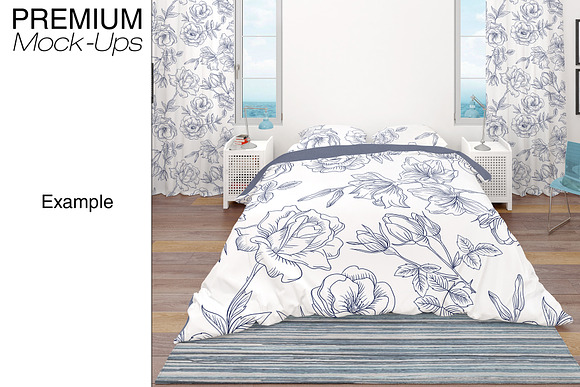 Bedding Set in Product Mockups - product preview 6