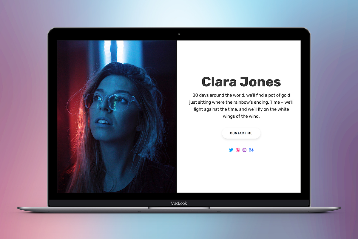 Cara - Personal WordPress Theme in WordPress Landing Page Themes - product preview 8