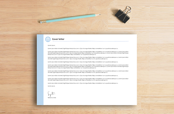 Resume & cover letter (Creative) in Letter Templates - product preview 2