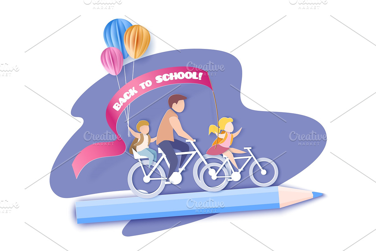 Back to school first september in Illustrations - product preview 8