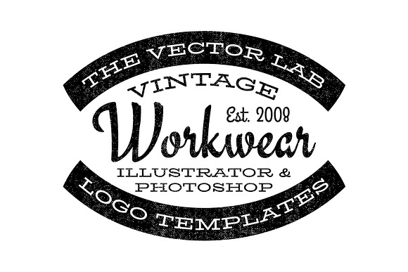 Vintage Workwear Logo Templates in Logo Templates - product preview 1