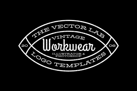 Vintage Workwear Logo Templates in Logo Templates - product preview 2