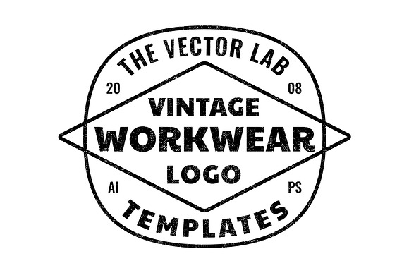 Vintage Workwear Logo Templates in Logo Templates - product preview 3