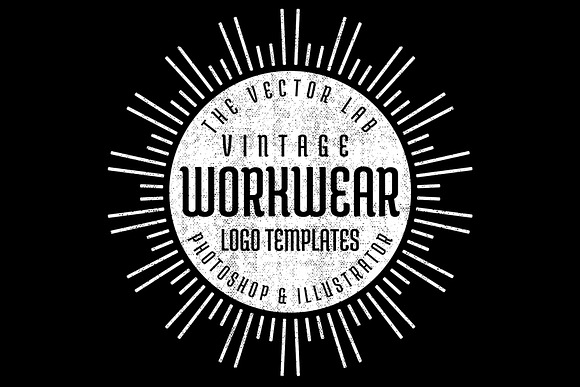 Vintage Workwear Logo Templates in Logo Templates - product preview 6