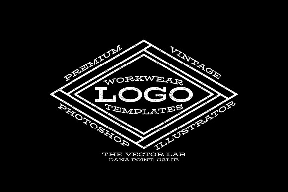 Vintage Workwear Logo Templates in Logo Templates - product preview 10