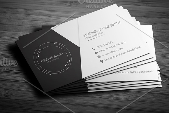 A Minimal Business Card in Business Card Templates - product preview 1